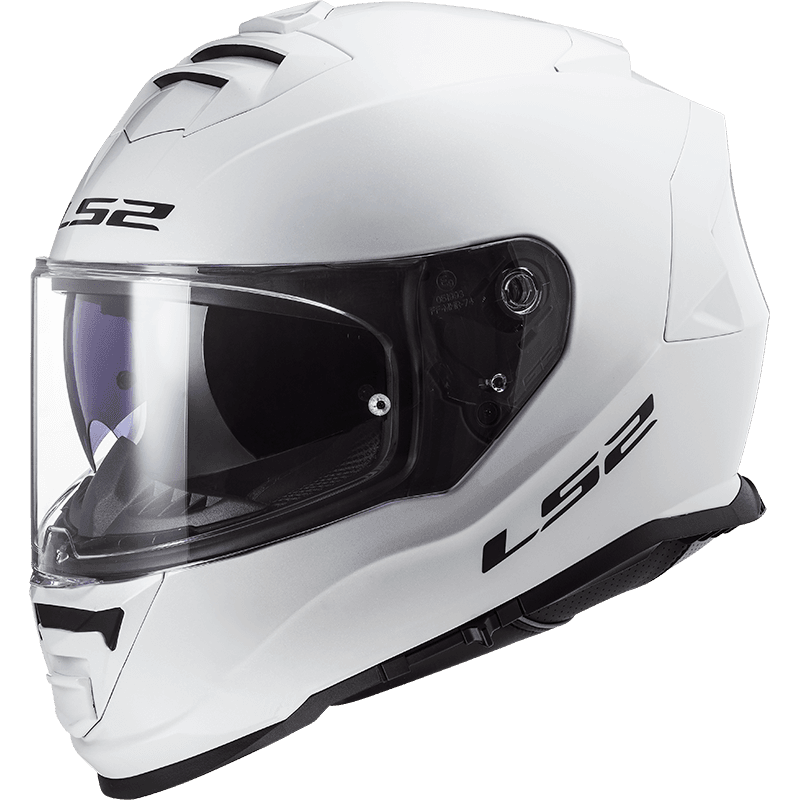 LS2 FF800 Storm MC-Hjelm, gloss hvit