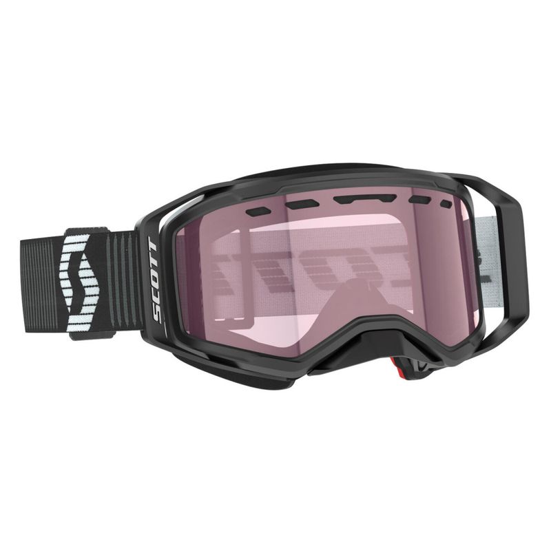 Scott Prospect 2.0 SMB SX Brille, sort/hvit (rosa linse)