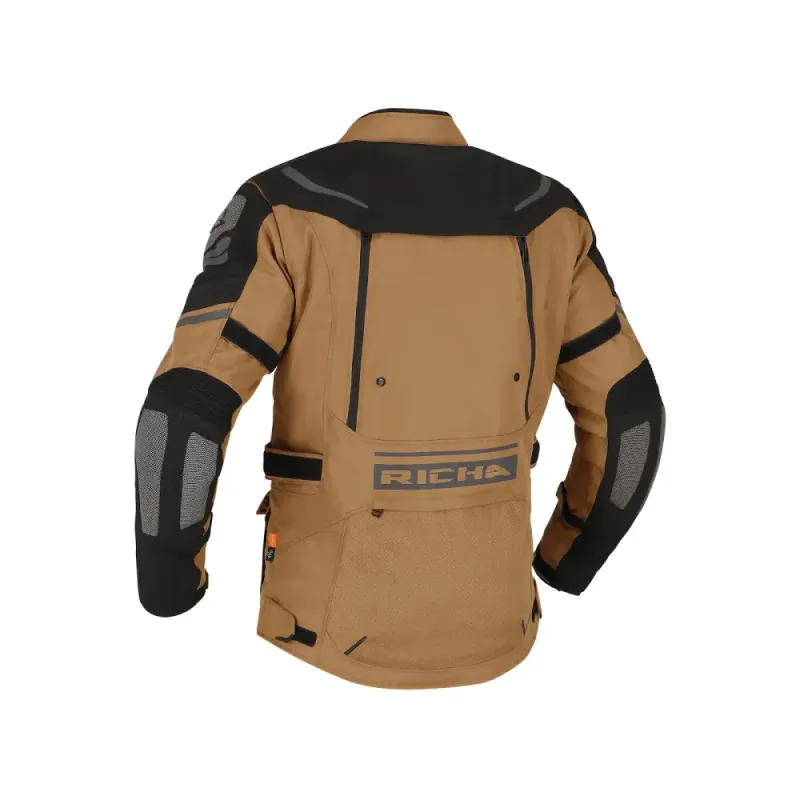 Richa Infinity 2 Adventure MC-Jakke, camel/svart