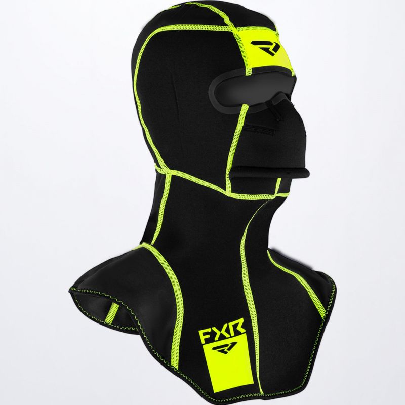 FXR Youth Cold-stop Anti-fog Balaclava 22, black/hi vis