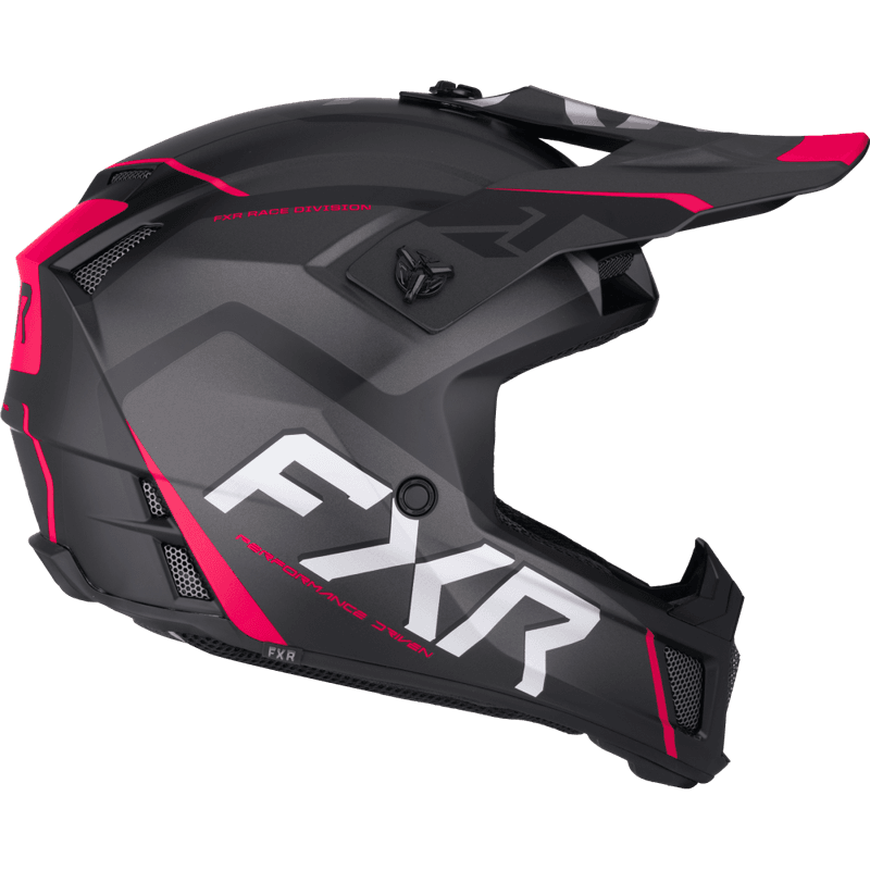 FXR Clutch Evo Helmet 26, black/razz