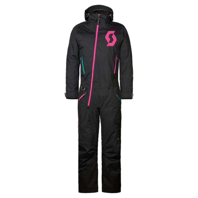 Scott Back-X Monosuit, sort/rosa