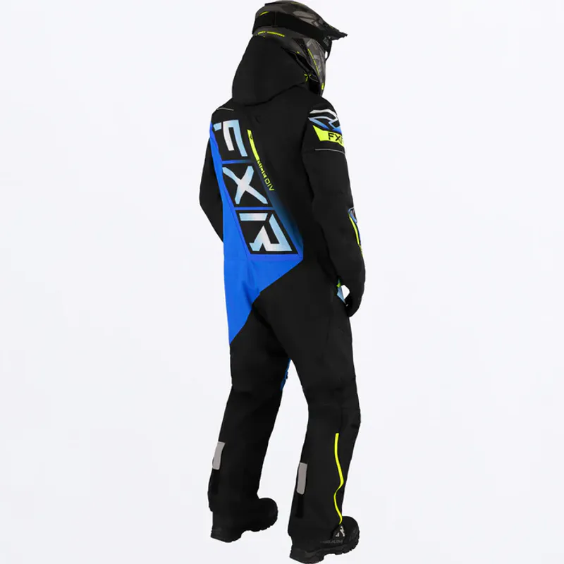 FXR M CX F.A.S.T Ins Monosuit 23, black/blue/hivis