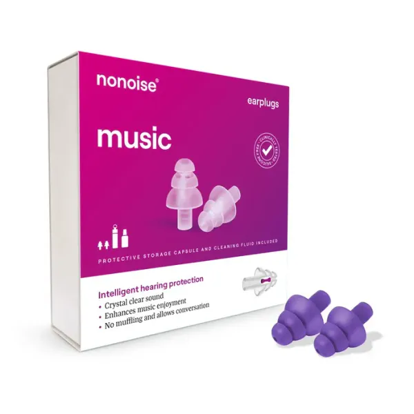 Hovedbilde NoNoise Ørepropper - Musikk