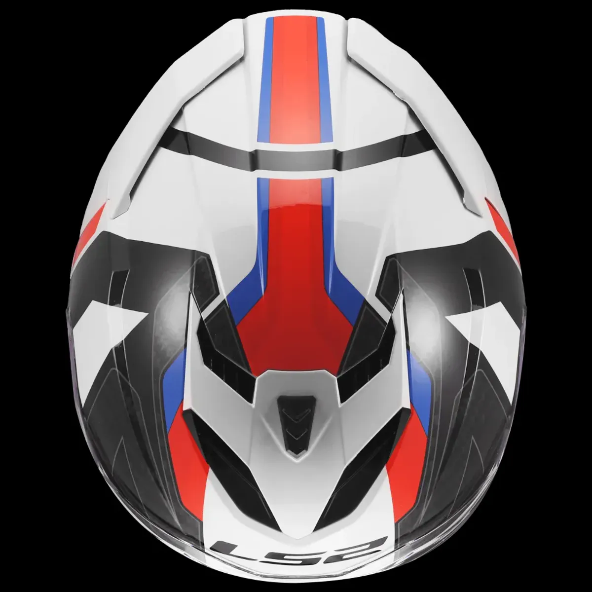 LS2 FF818 Storm III Sporty MC-Hjelm, hvit/blå/rød