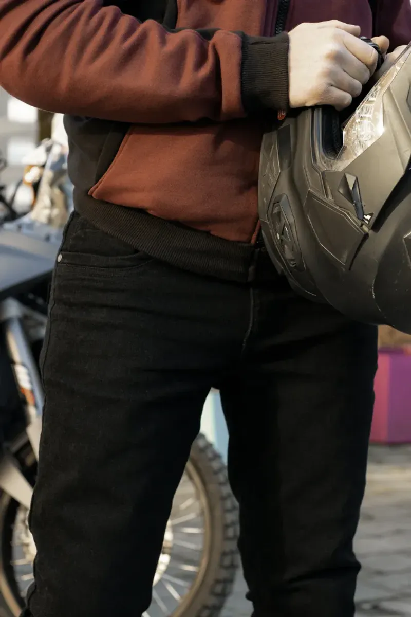 Bullfighter Cobra Kevlar MC-Jeans, svart. Lengde: 32