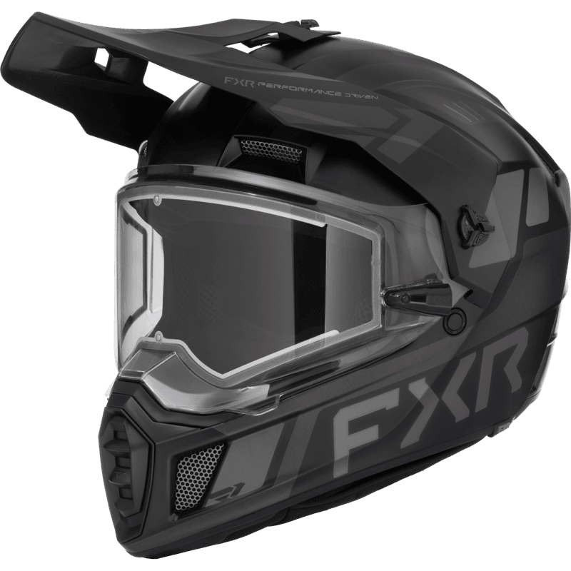 FXR Clutch X Helmet W/E Shield 26, black ops