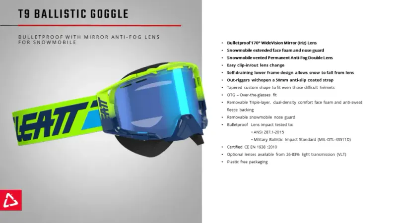 Tobe T9 Ballistic Goggle, ade (arctic vision fuchsia 21%)