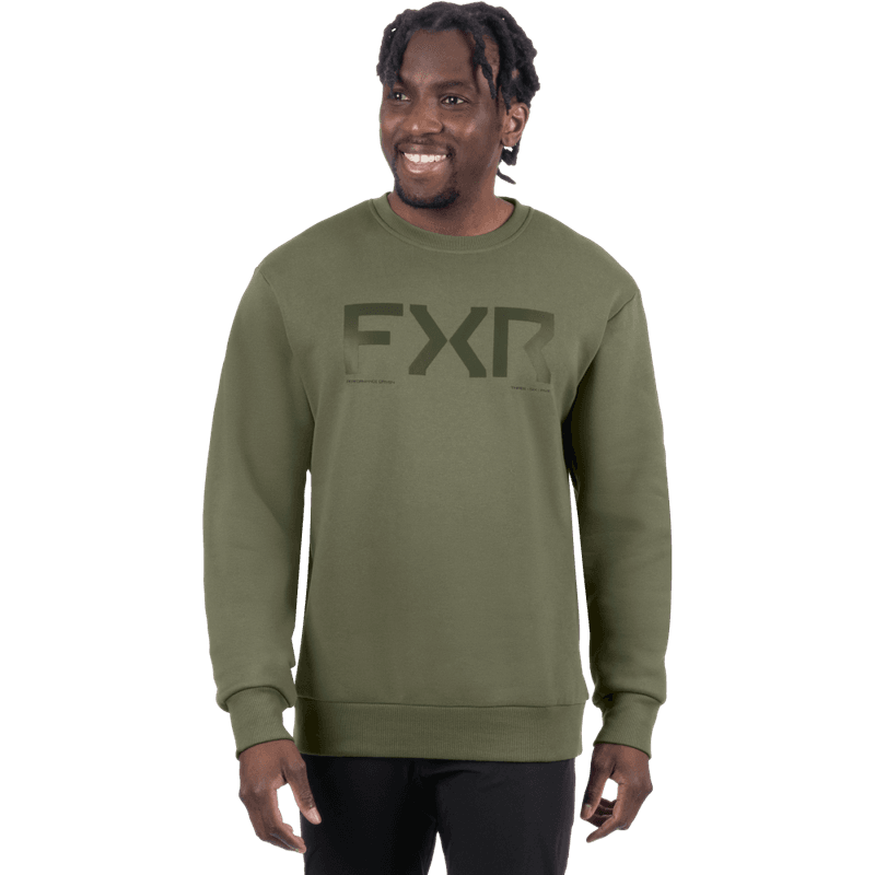 FXR M Core Cotton Crewneck Sweatshirt 26, moss
