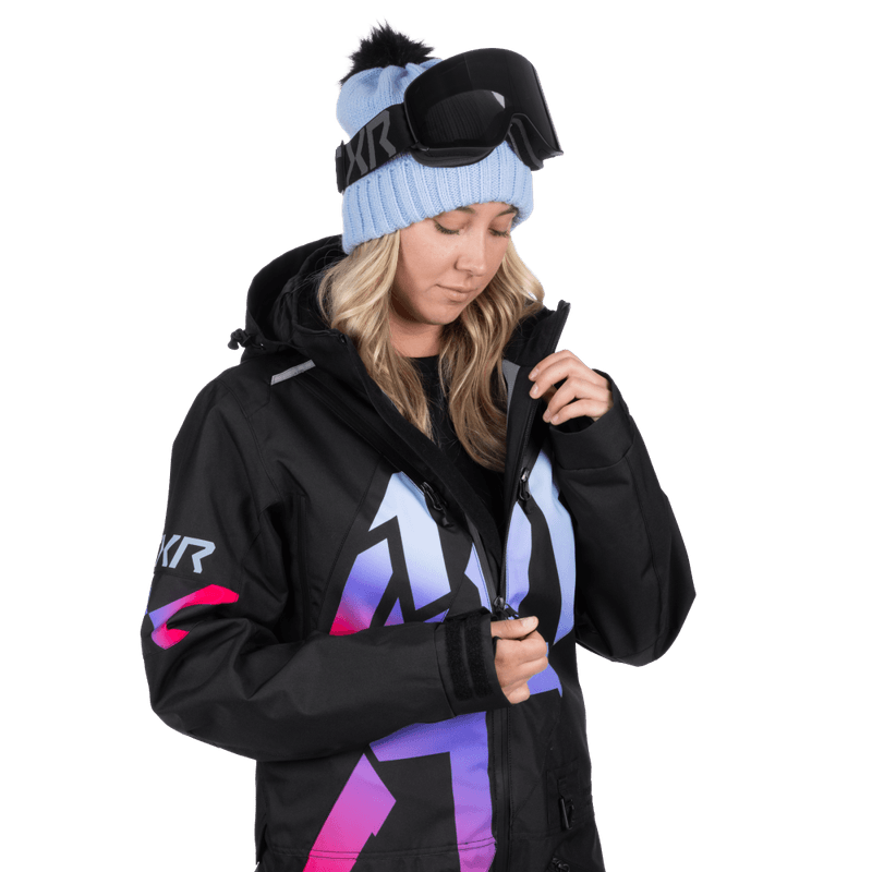 FXR Cold Cross CX F.A.S.T. Ins Monosuit 26, black/twilight