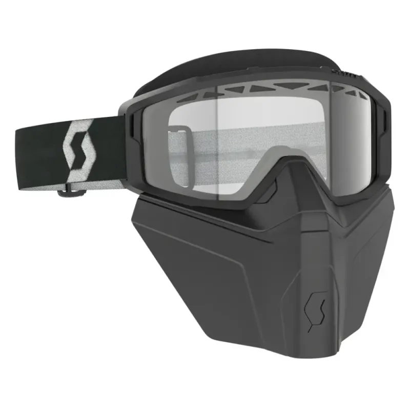 Scott Primal SX/FG Brille, sort/hvit med klar linse